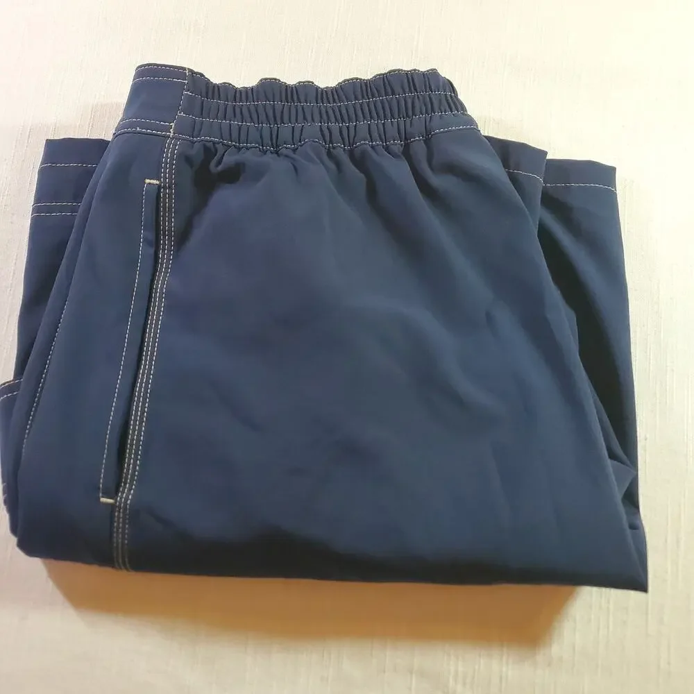 Polo Ralph Lauren Mens Size Medium Swim Trunks Shorts Dark Blue Navy Pony Logo